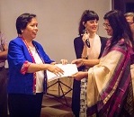 Lead Trainer Ms. Amar Nidhi Aggarwal receiving certification